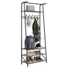 31.5''Coat Rack, 3-in-1 Hall Tree with Shoe Bench - 4 of 4