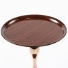 NicBex Mermaid Tail Round End Table Living Room, Metal Pedestal Side Table with Tray Top, Modern Bedroom Nightstand, Small Coffee Table, Small Table - 4 of 4