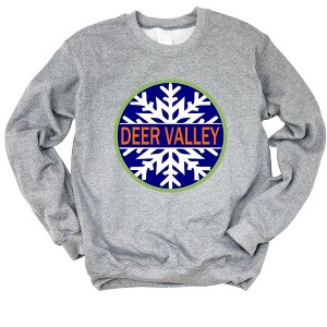 Simply Sage Market Women's Graphic Sweatshirt Deer Valley Ski Resort - 1 of 4