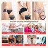 CARER 3-Pack Period Underwear Women Leak Proof Menstrual Absorbency Panties Period Hipster Briefs Reusable (Pink, Gray, Black) - 4 of 4