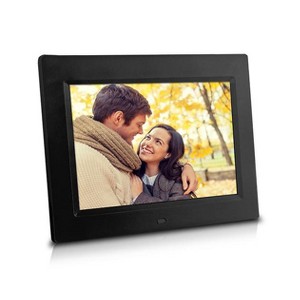 Sungale 8" Digital Photo Frame: Thin Design, Remote Control, 800x600 Res, USB/SD Card, 4GB memory, Photo/Video/Music. Great for Home, Office, Dorm - 1 of 4