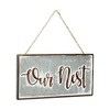 Cheung's Eulalia Metal Rustic Hanging Wall Sign - Our Nest - 3 of 4