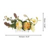 Unique Bargains Women's Durable Simulated Flowers Hair Clip Comb 1 Pc - 2 of 4