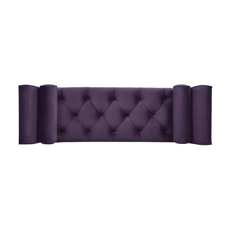 Jennifer Taylor Home Alma Tufted Flared Arm Entryway Bench, 5 of 6