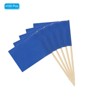 Unique Bargains Small Labeling Marking Cake Cocktail Decor Flag Toothpicks 100 Pcs - 3 of 4