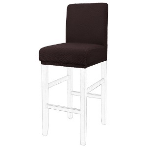 PiccoCasa Pub Counter Stool Cover Chair Seat Cover Stretch Washable Slipcovers Bar Stool Covers - 1 of 3