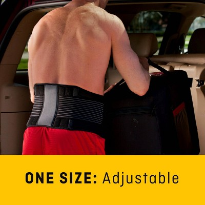 Black Mesh Adjustable Compression Back Support Brace