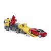 Bruder MAN TGS Tow Truck with BRUDER Roadster and Light & Sound Module - image 2 of 4