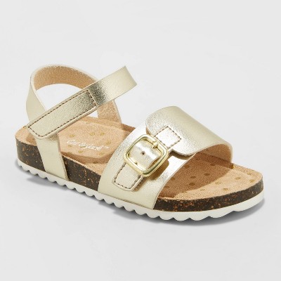 gold sandals target