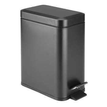 iDESIGN Rectangle Step Can Black