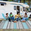 Outdoor Rug for Patio Waterproof Mat Indoor Outdoor Plastic Straw Rug for Camping Reversible Camping Rugs Carpet for Porch, Backyard, Balcony, Picnic - 4 of 4