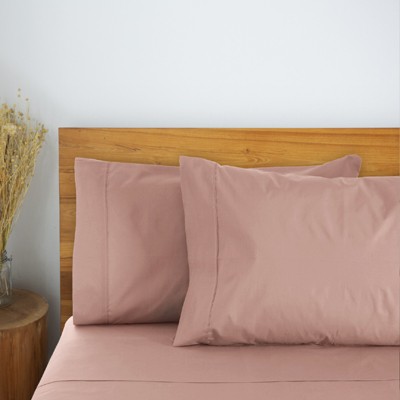 Blush Pink Twin XL Bamboo Microfiber Deep Pocket Sheet Set