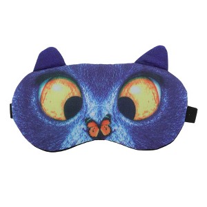 Unique Bargains Portable Cat Sleep Mask Blue 1 Pc - 1 of 3