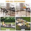 47 Inch Folding Table, Portable Multifunctional Game Table, Space-Saving, Multi-Purpose Folding Desk, for Home, Parties, Picnics - 3 of 4