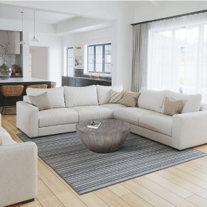 Royal Hampton 36 Inch Round Coffee Table, Handcrafted Drum Shape - 1 of 1