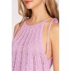 Women's Like You Do Crochet Top - SHE + SKY - 3 of 4