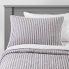 Chambray Stripes Sham - Pillowfort™ - image 2 of 4