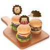 Big Dot of Happiness Forest Hedgehogs - Dessert Cupcake Toppers - Woodland Birthday Party or Baby Shower Clear Treat Picks - Set of 24 - 3 of 4