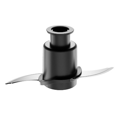 Black 8-Cup Food Processor with Stainless Steel Blade