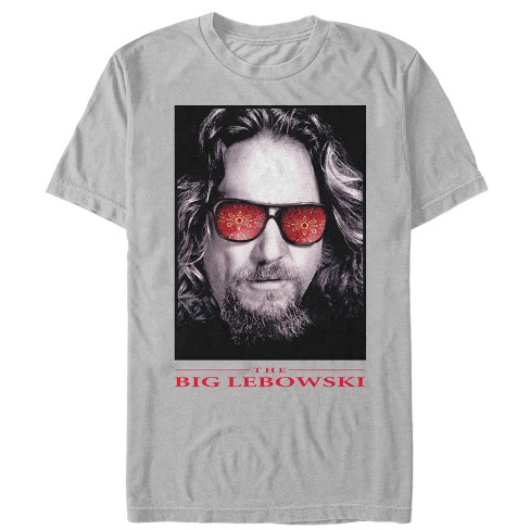 chap Professor Rejsende købmand Men's The Big Lebowski The Dude Sunglasses Poster T-shirt : Target