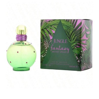 Jungle Fantasy Britney Spears By Britney Spears Women Gardenia, Gustavia Flower, Tonka, Cupcake, Water Lily Edt Spray 3.4 Oz