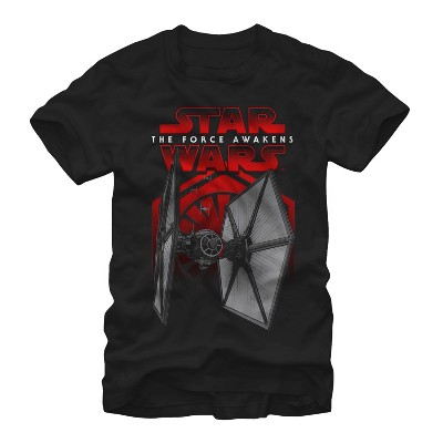 Men's Star Wars The Force Awakens Tie Fighter The Force Awakens T-shirt ...