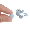 Unique Bargains Round Metal Sewing Cloth Covered Button 10 Pcs - 4 of 4