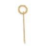 Black Bow Jewelry 14k Yellow Gold, Jersey Collection, Medium Number 22 Pendant - 2 of 4