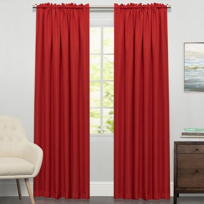 Ripcord Tailored Window Curtain Treatment Single Panel by Sweet Home Collection®