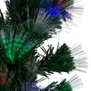 Northlight Multi-Function Color Changing Fiber Optic Artificial Pine Christmas Wreath - 24" - image 4 of 4