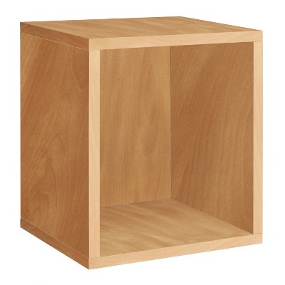 Way Basics Stackable Eco Storage Cube Cubby Organizer Natural Wood Grain