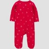 Carter's Just one you® Baby Girls' Valentine's Day Sleep N' Play with Headband - Red - 2 of 4