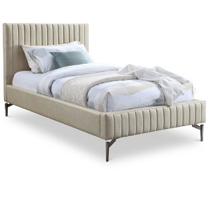 Meridian Furniture,Gallo Vegan Leather Bed - 1 of 4