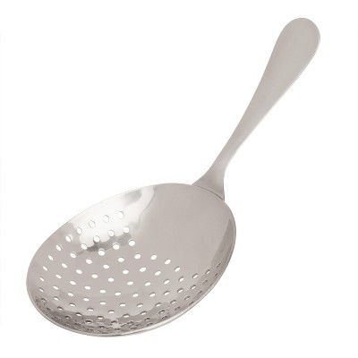 HIC 6.25-Inch Julep Bar Strainer, 18/8 Stainless Steel