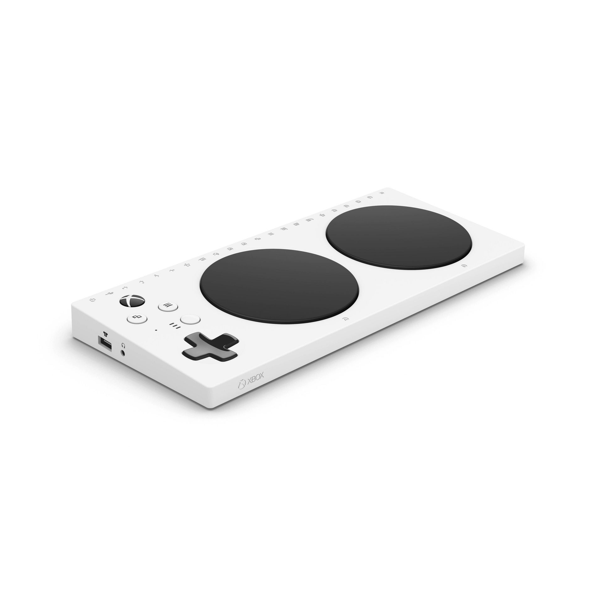 Xbox Adaptive Controller - White: Bluetooth, USB-C Compatibility