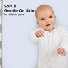 KeaBabies 2pk Soothe Fitted Crib Sheets Neutral, Organic Baby Crib Sheets, Fits Standard Nursery Baby Mattress - 4 of 4