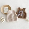 MyKids-Usa Adorable Infant Baby Girls Fleece Sleeveless Single Breasted Sweater Vest - 3 of 4