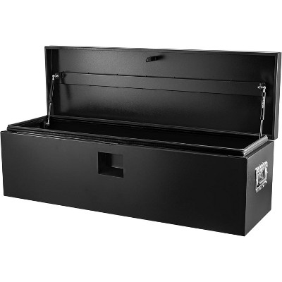 Industrial Steel Truck Tool Box w/Gas-Shock Lid,Pry-Resistant Security & Weatherproofing Toolbox Organizer