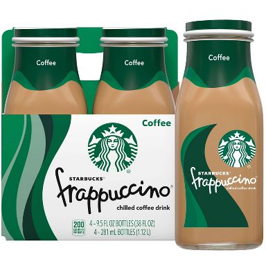 Starbucks Frappuccino Coffee Drink - 4pk/9.5 fl oz Glass Bottles