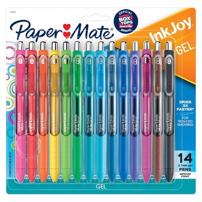 multicolor gel ink pens