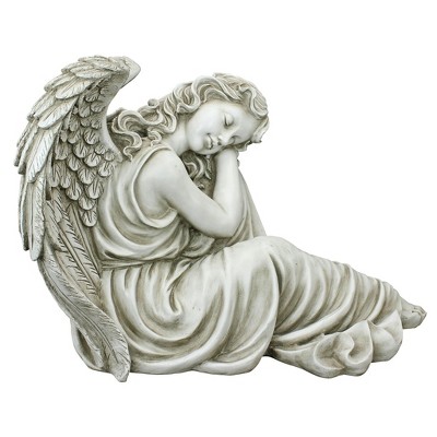 Design Toscano Harmony At Ease Angel Statue - Off-White