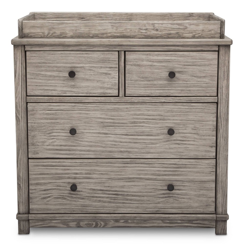 Photos - Dresser / Chests of Drawers Simmons Kids' Monterey 4 Drawer Dresser with Changing Top and Interlocking 