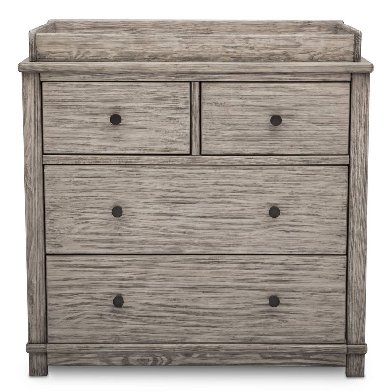 Simmons Kids' Monterey 4 Drawer Dresser with Changing Top and Interlocking Drawers, 1 of 11