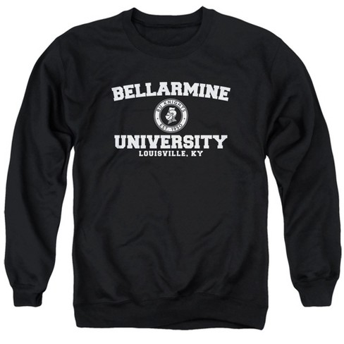 Bellarmine University Official Circle Logo Adult Crewneck Sweatshirt, Black - image 1 of 4