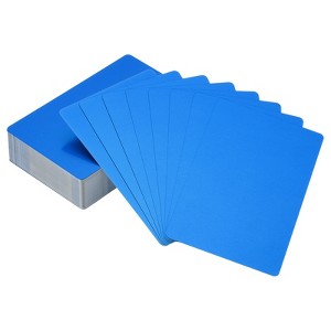 Unique Bargains Metal Blank Laser Engrave Printable DIY Name Cards 100 Pcs - 1 of 4