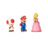 Nintendo Super Mario Toad, Mario, and Peach Action Figure Set - 3pk