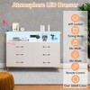 ODK Modern 6-Drawer Wide Dresser with Large Capacity Storage Cabinet for Bedroom, Living Room | Stylish Wooden Chest, Multi-Functional TV Stand - 4 of 4