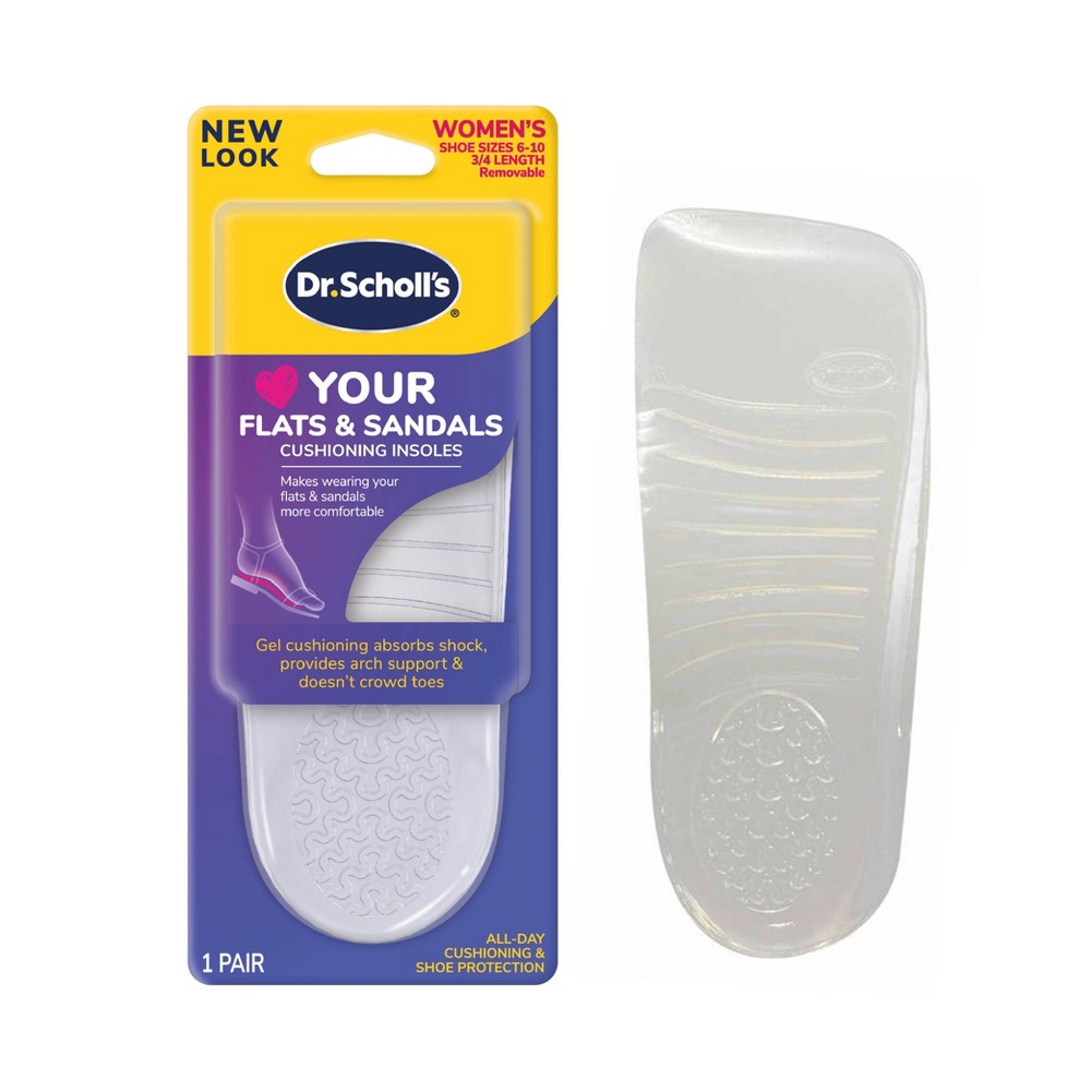 UPC 888853589367 product image for Dr. Scholl's Love Your Flats & Sandals 3/4 Length Insoles - Women's Shoe Size 6- | upcitemdb.com