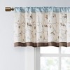 Gracie Mills Rogelio Floral Embroidered Window Valance - 2 of 4