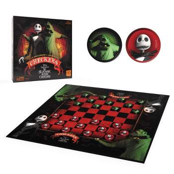 USAopoly Checkers: Disney Tim Burton The Nightmare Before Christmas Board Game